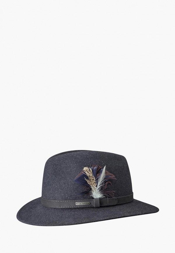 Шляпа Stetson цвет серый 