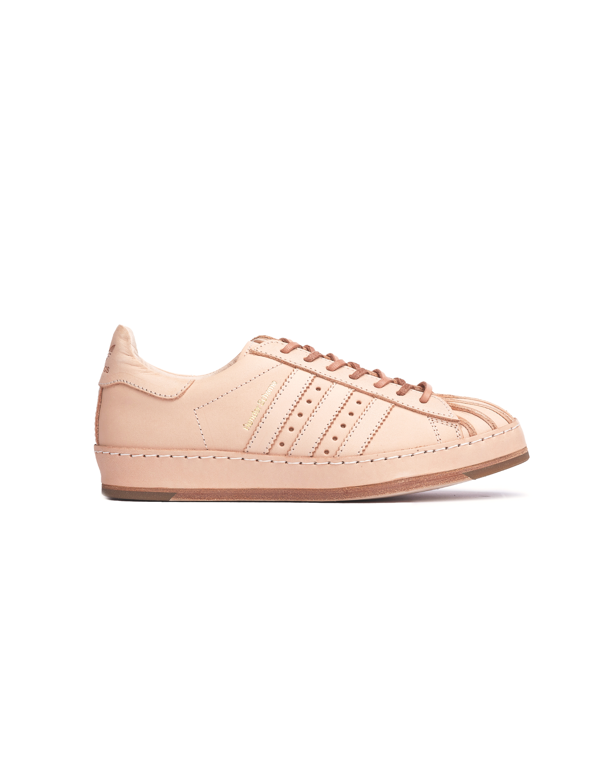 Бежевые кожаные кроссовки Adidas Superstar - Hender Scheme Superstar/natural