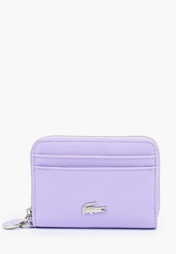 Кошелек Lacoste цвет фиолетовый 