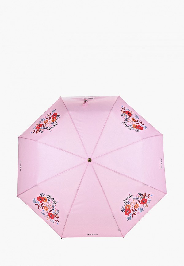 Зонт складной Flioraj цвет розовый 