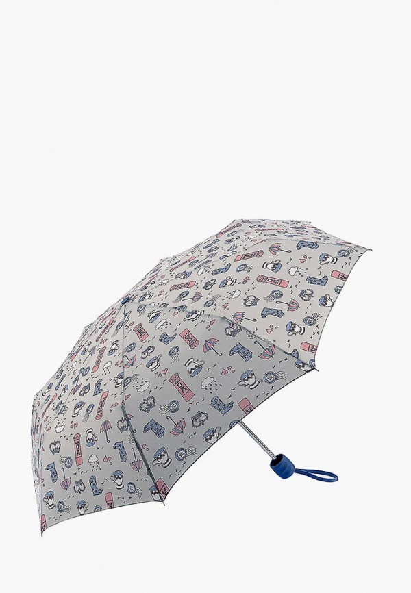Зонт складной Fulton цвет серый 