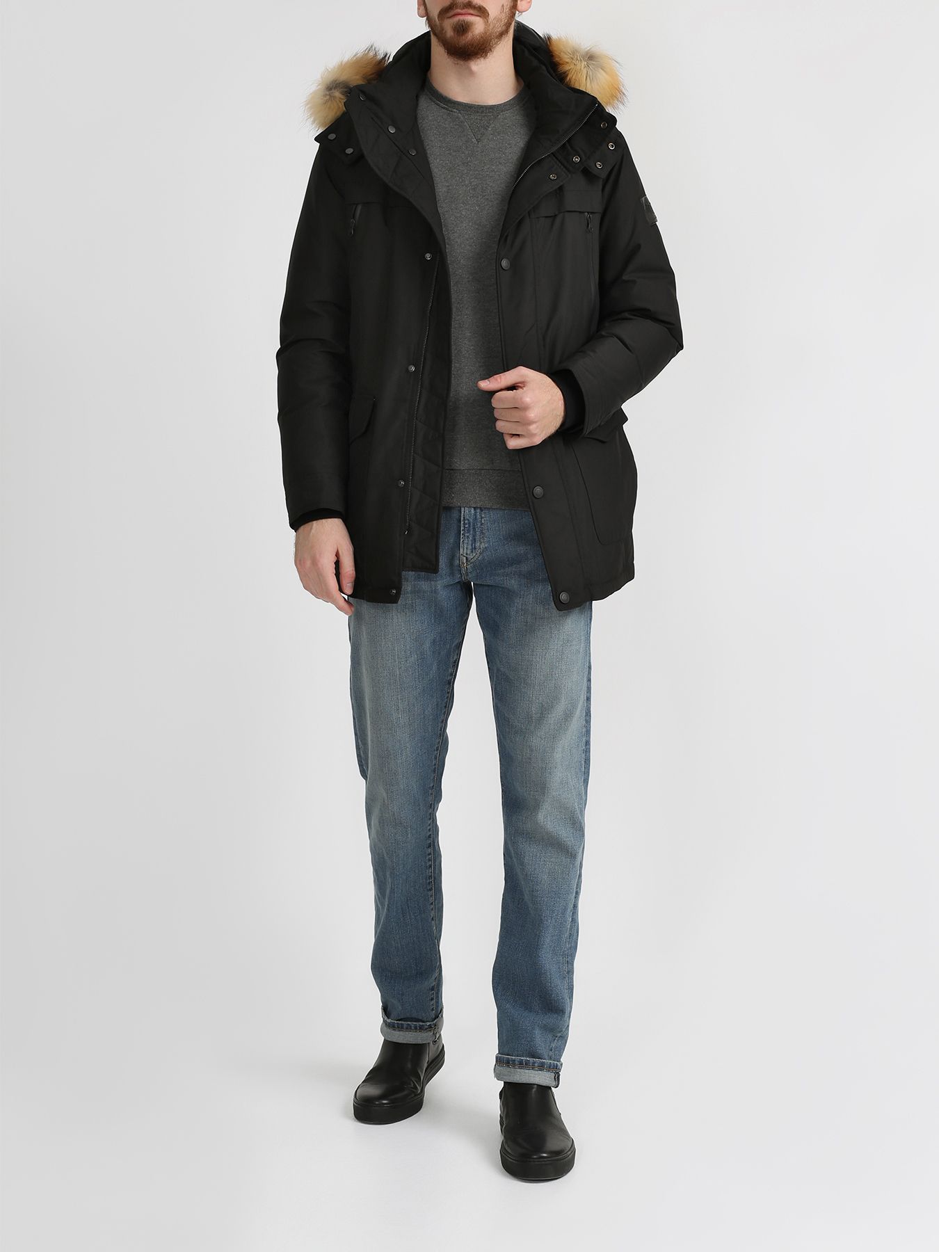Alessandro Manzoni Jeans Куртка с капюшоном 316263-030