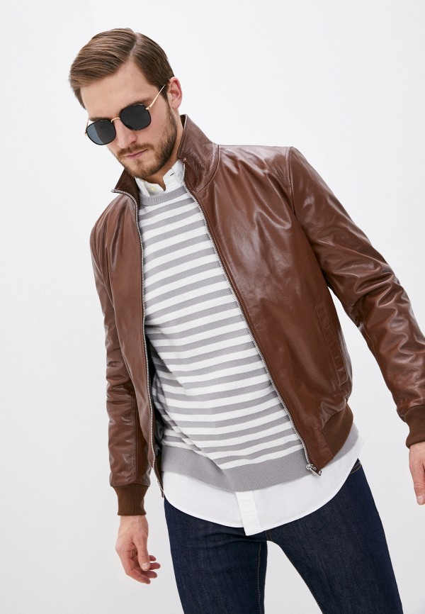 Куртка кожаная Blouson james