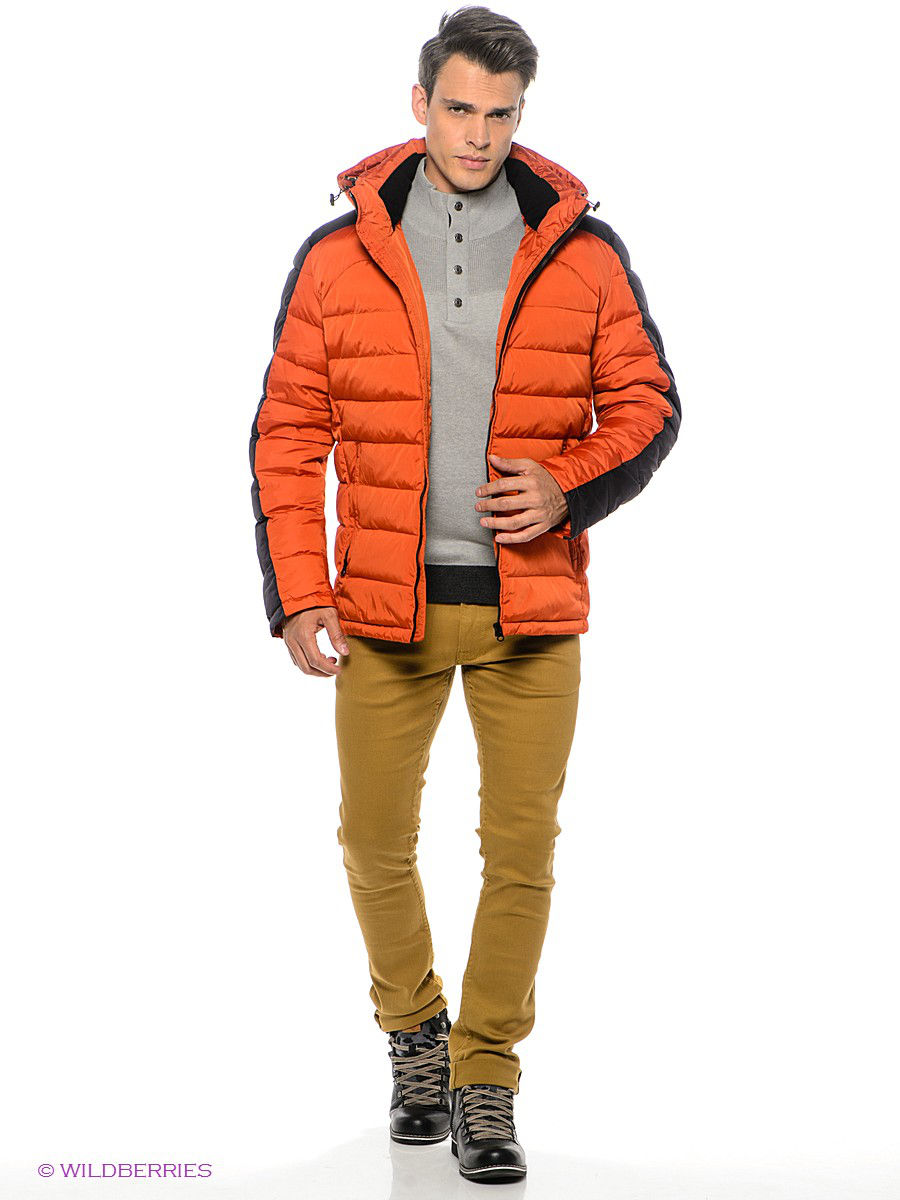 Куртка мужская оранжевая SNOWIMAGE Ohara