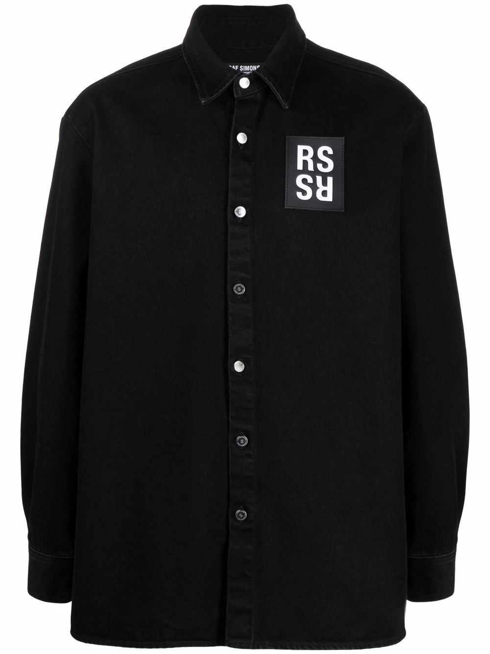 Shirt patches. Raf Simons Patch Shirt. Raf Simons логотип. Джинсовка РАФ Симонс. Raf Simons Patch Longwave.