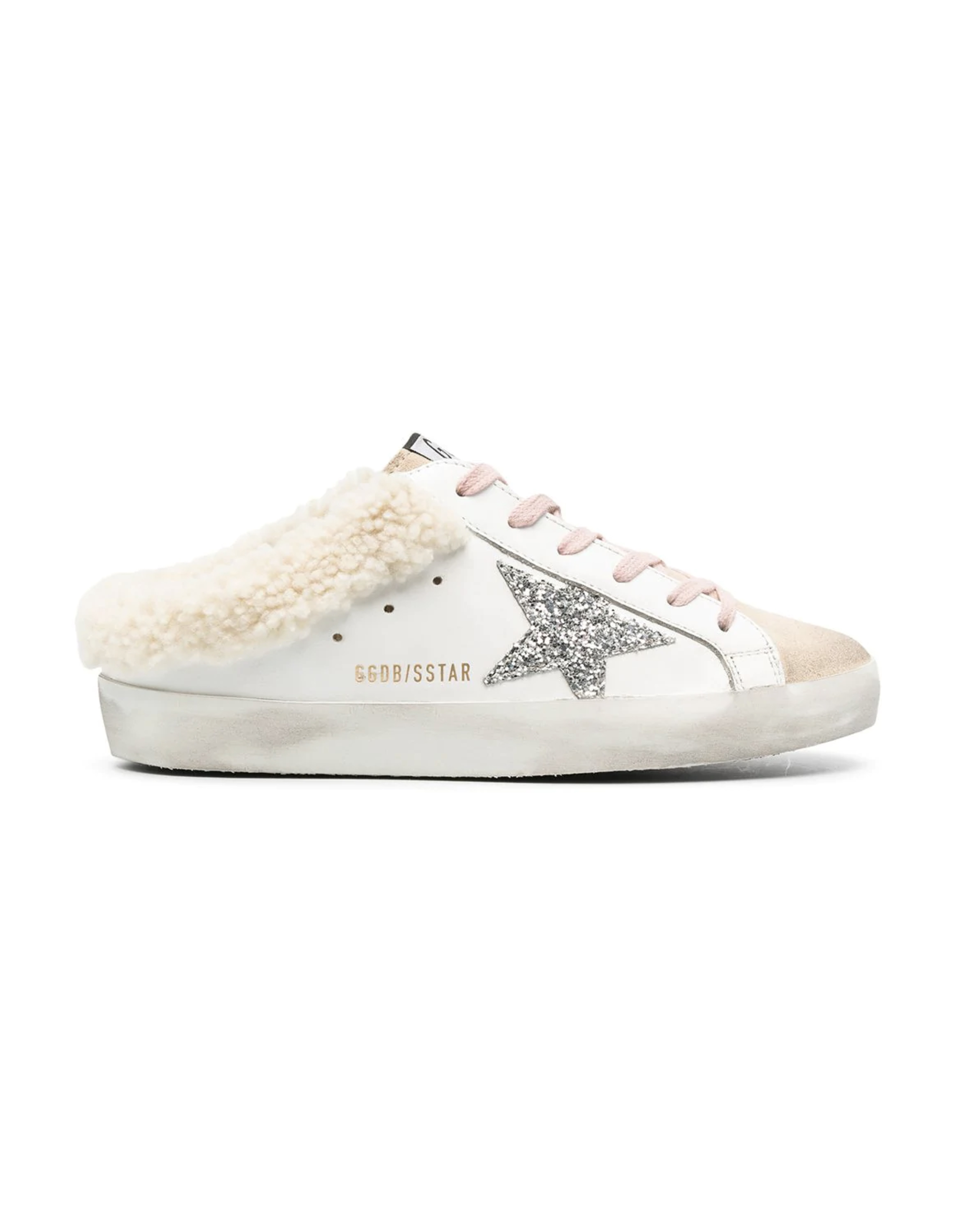 Кеды Superstar без задника с мехом - Golden Goose  GWF00110/F000798/80194