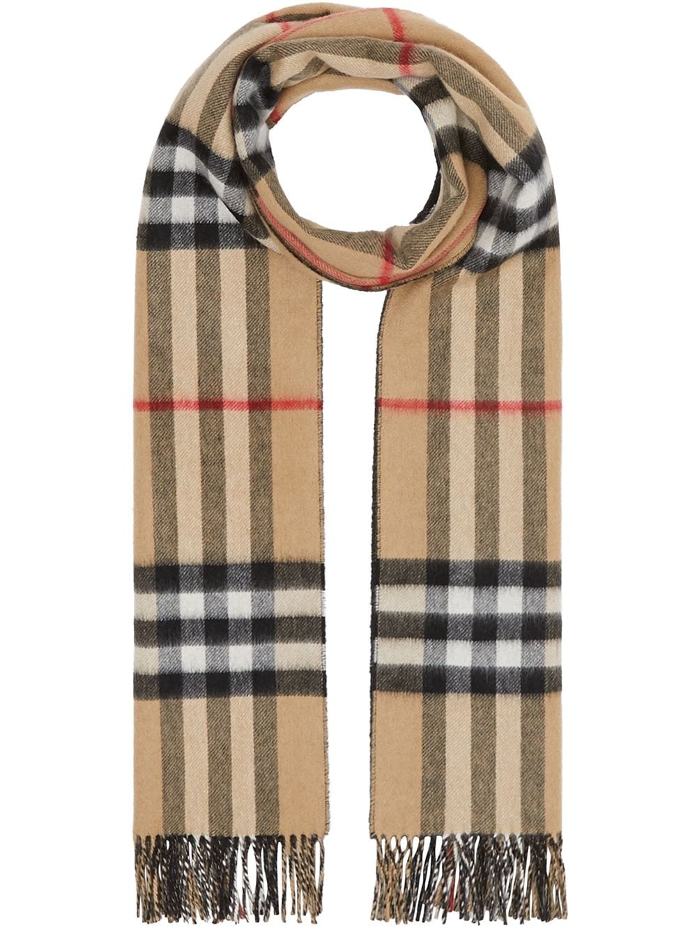 Burberry кашемировый шарф в клетку Vintage Check  8035910