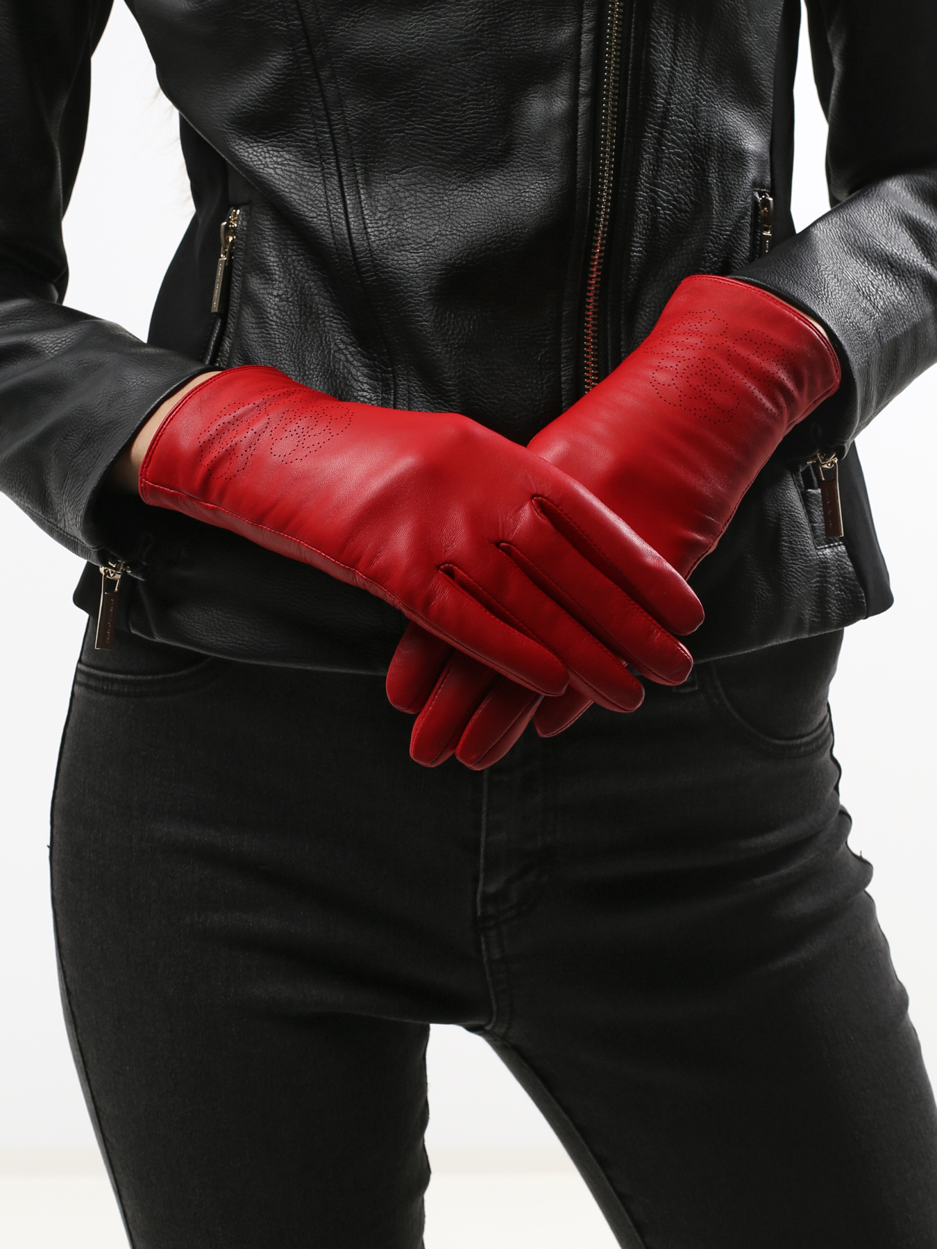 ORSA Couture Кожаные перчатки 344573-216