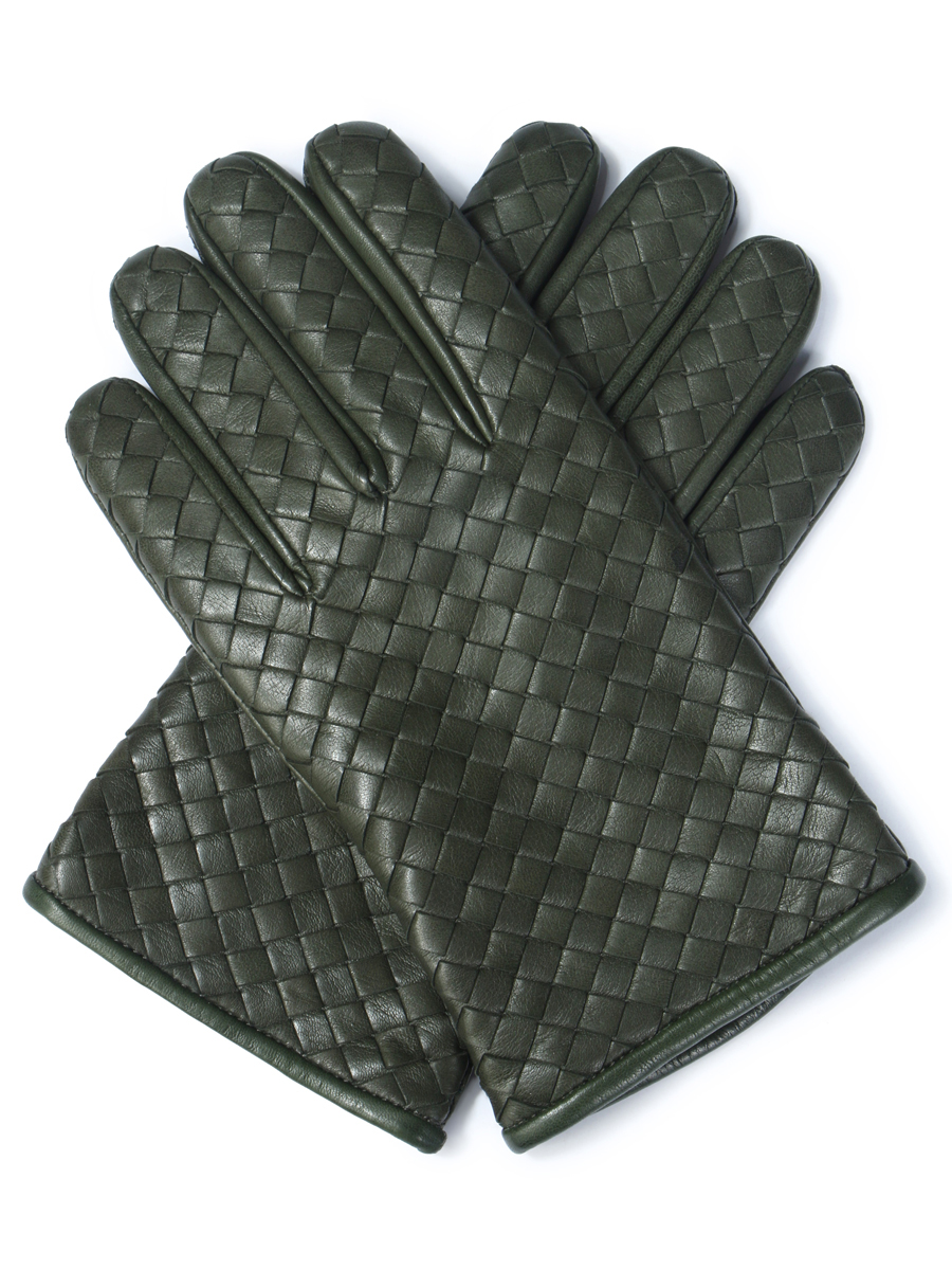 Кожаные перчатки Bottega Veneta  356651V51003219