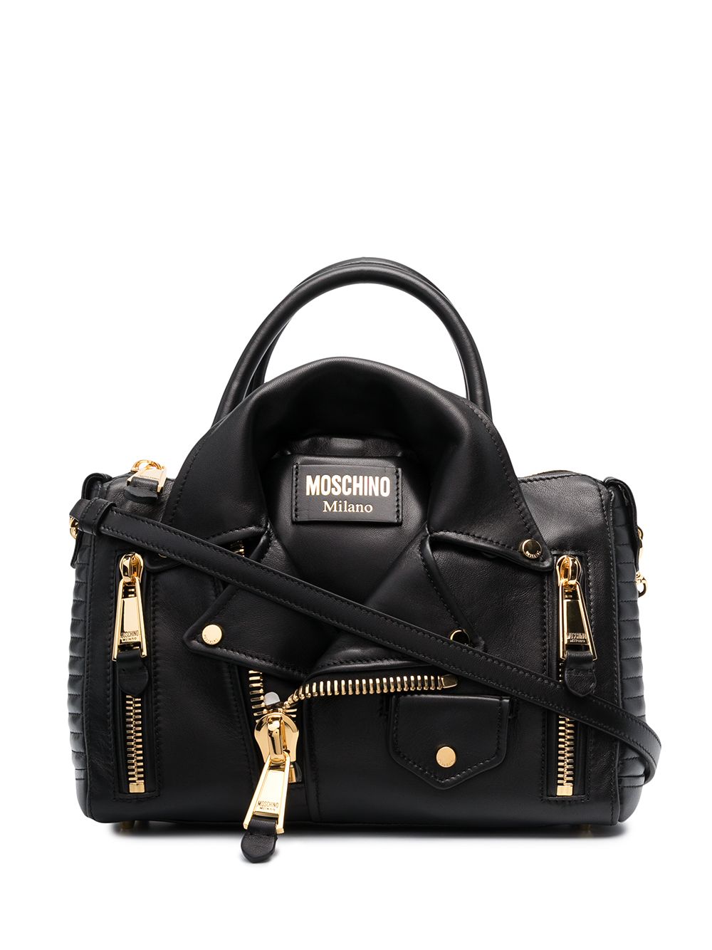 Moschino сумка в виде байкерской куртки  A74368002