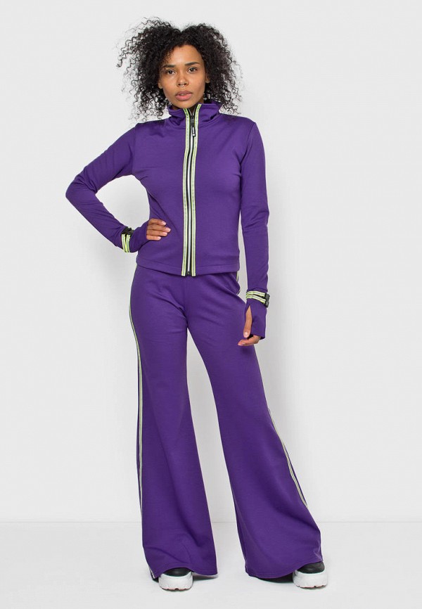 Фиолетовый спортивный костюм женский