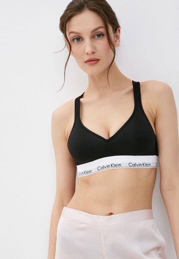 Бюстгальтер Calvin Klein Underwear цвет черный 