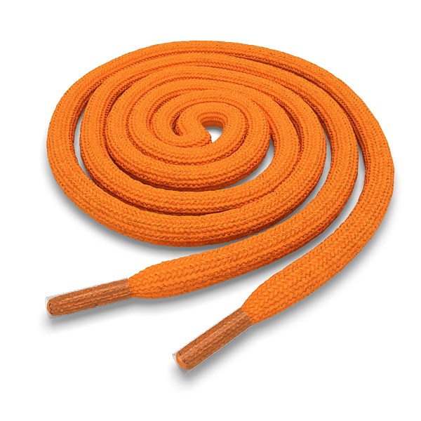 Шнурки круглые оранжевые 140 см RD-LACE-OR