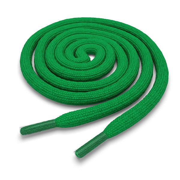 Шнурки круглые зелёные 100 см RD-LACE-GRN