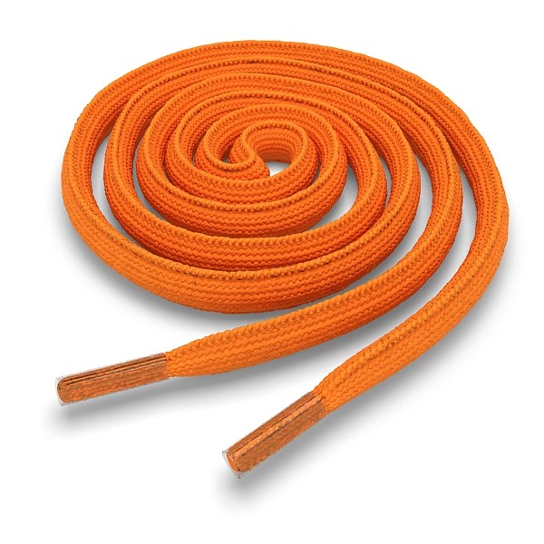 Шнурки овальные оранжевые 120 см OV-LACE-OR