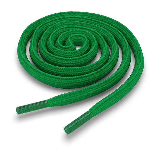 Шнурки овальные зелёные 120 см OV-LACE-GRN
