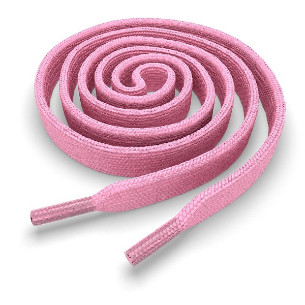 Шнурки плоские розовые 160 см FL-LACE-PK