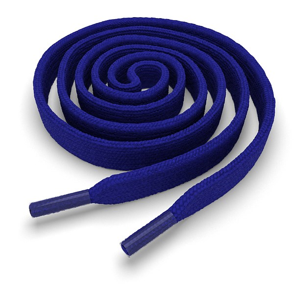 Шнурки плоские синие 100 см FL-LACE-RO