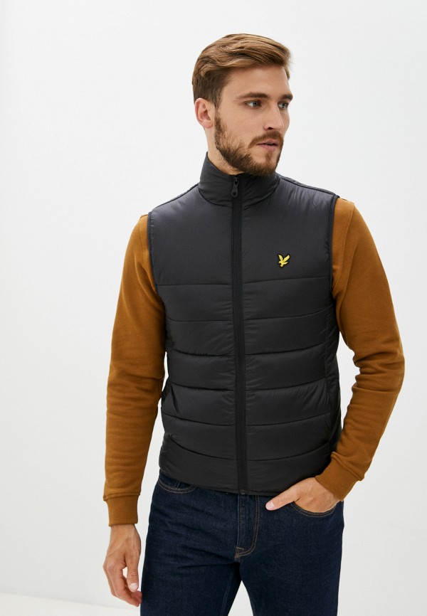 Жилет утепленный Lyle & Scott цвет черный 