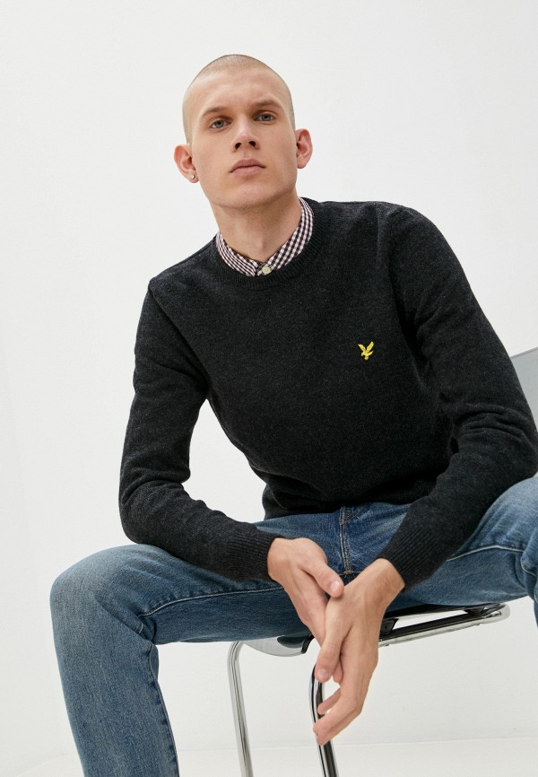 Джемпер Lyle & Scott цвет серый 