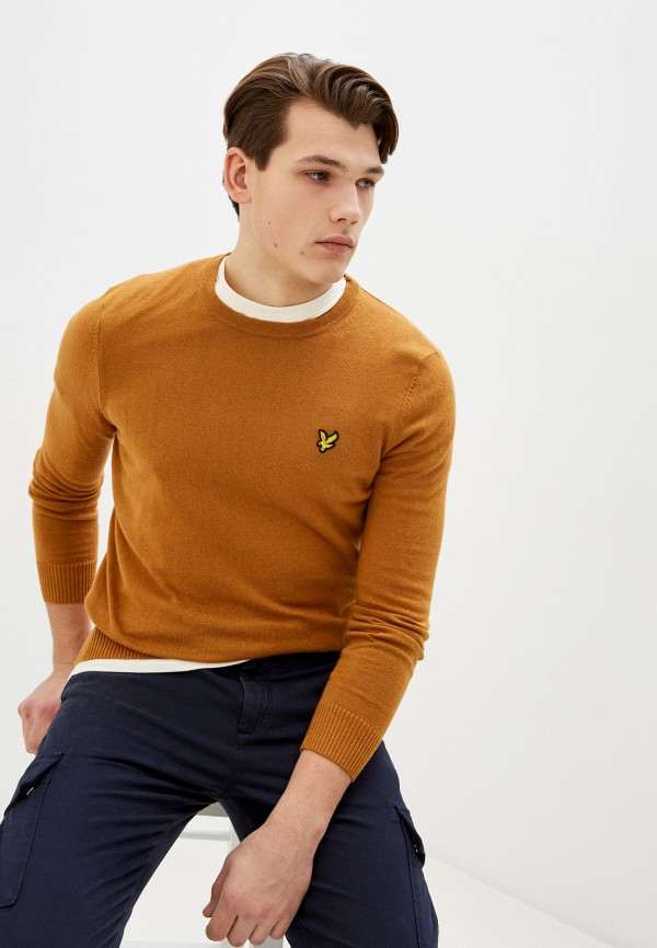 Джемпер Lyle & Scott цвет коричневый 