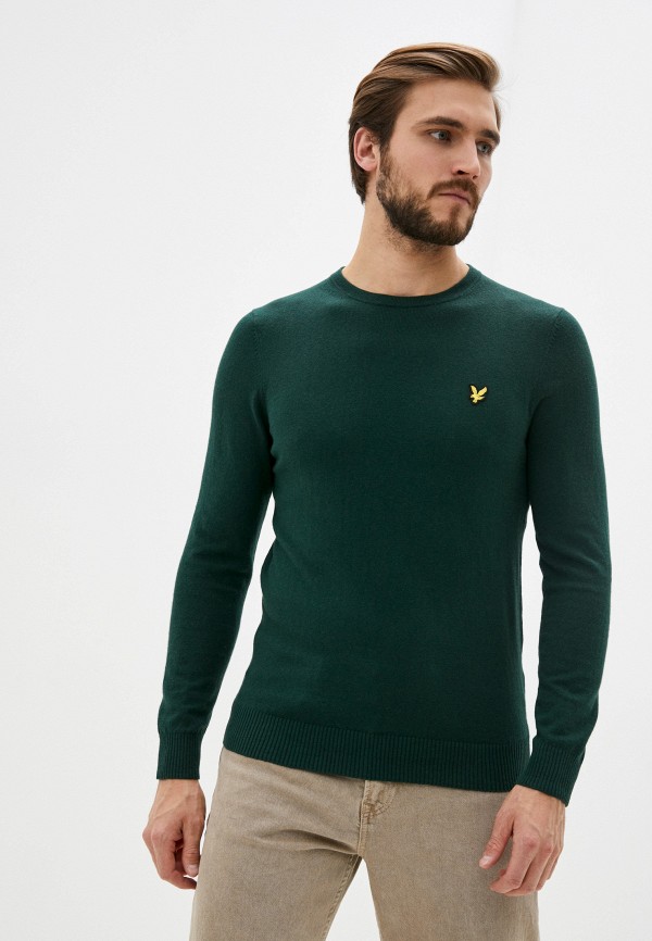 Джемпер Lyle & Scott цвет зеленый 