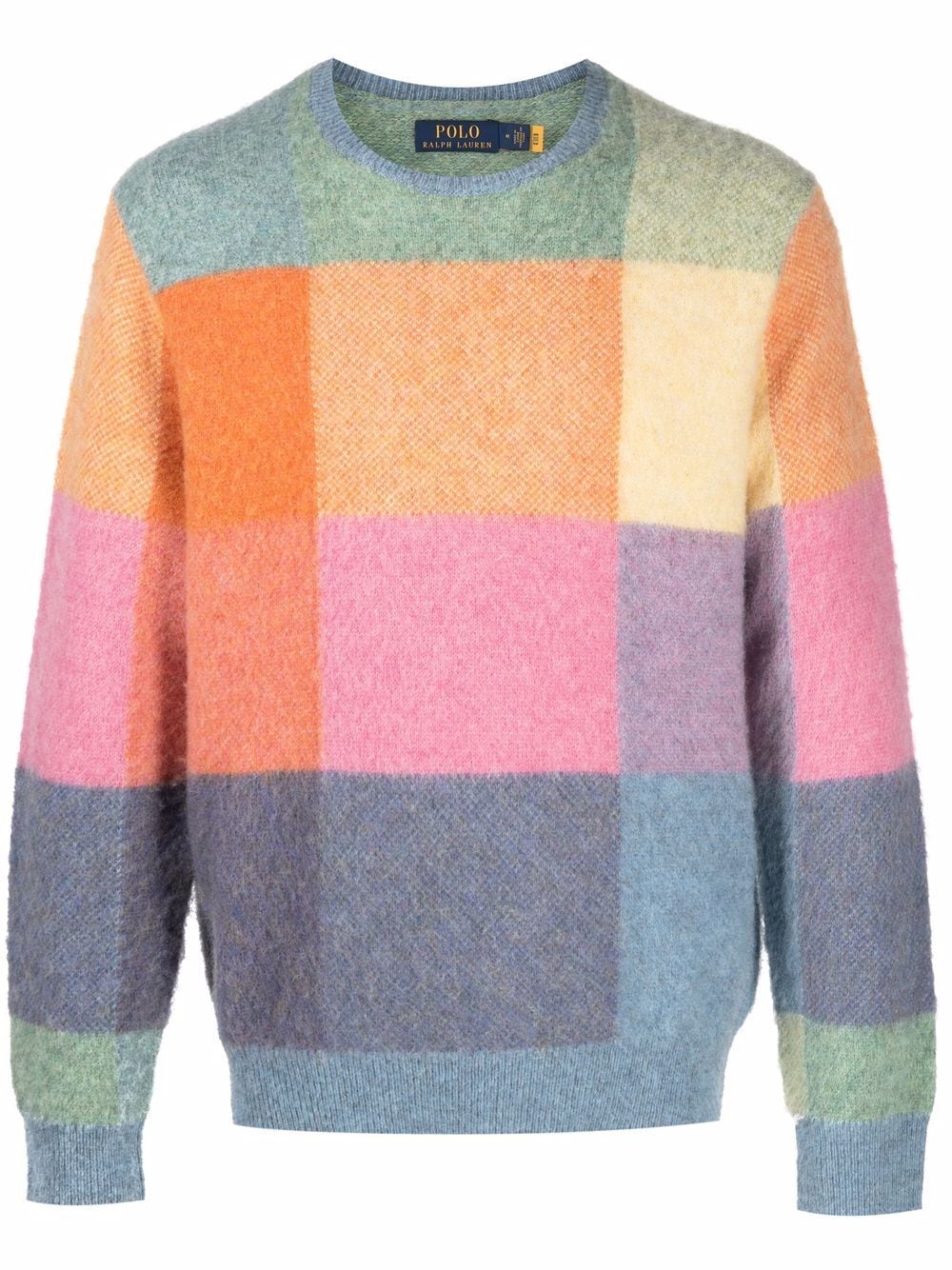 Polo Ralph Lauren шерстяной джемпер в стиле колор-блок  710850562001