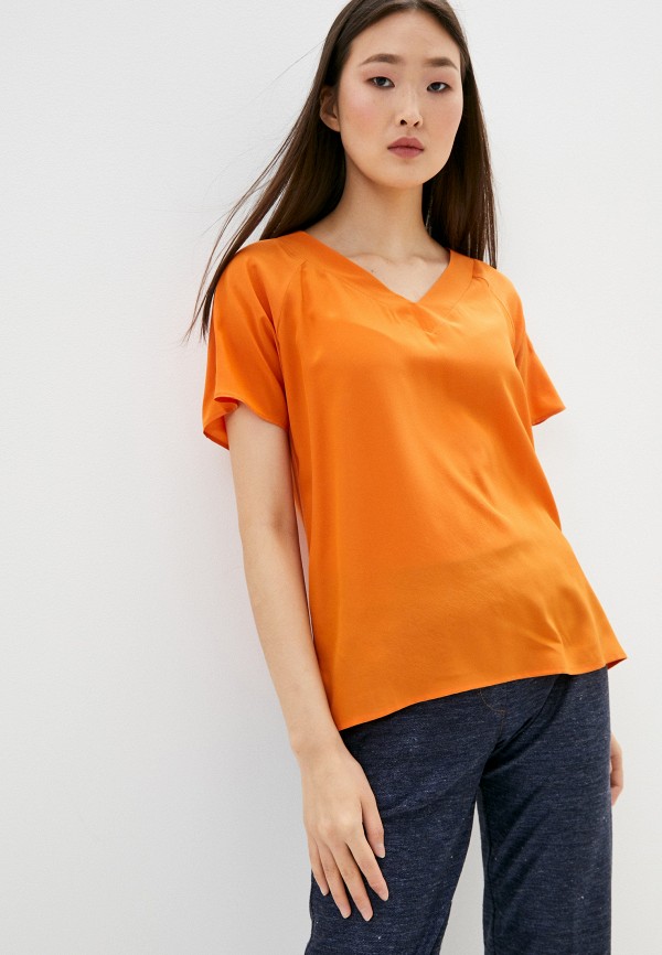 Блуза Falconeri цвет оранжевый 