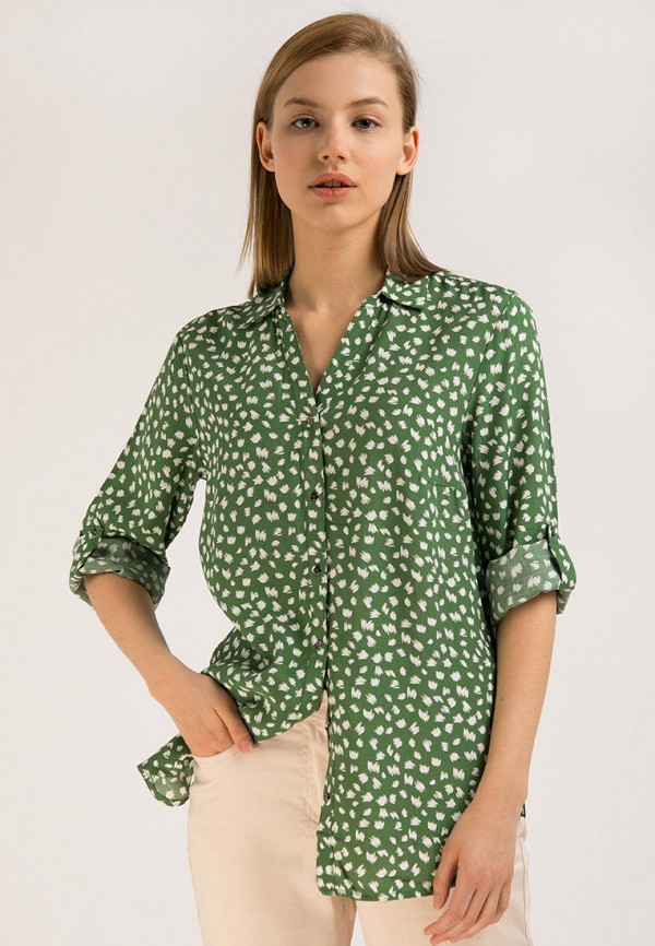 Блуза Finn Flare цвет зеленый 