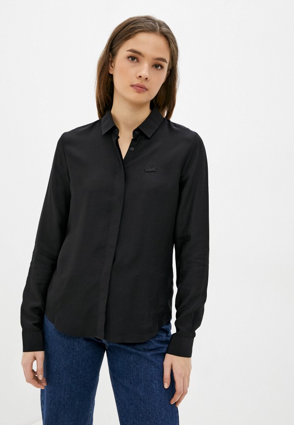 Блуза Lacoste цвет черный 