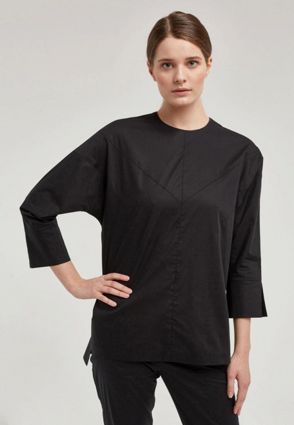 Блуза Pattern цвет черный 