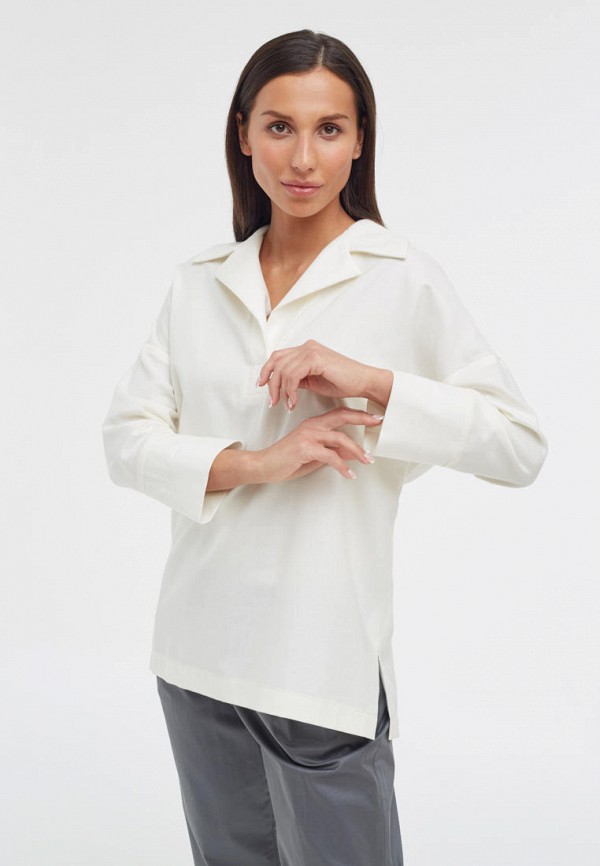 Блуза Pattern цвет белый 