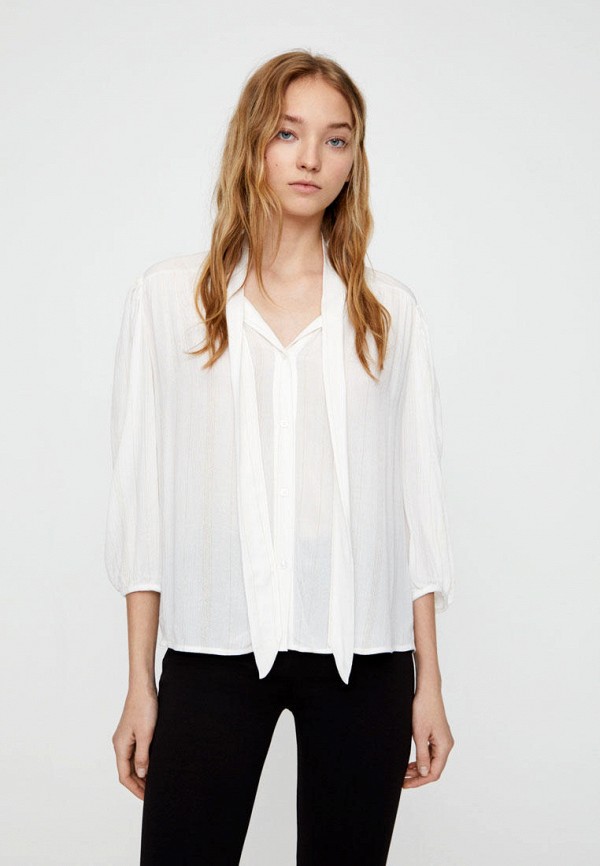Блуза Pull&Bear цвет белый 