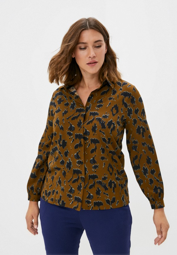 Блуза Smith's brand цвет коричневый 