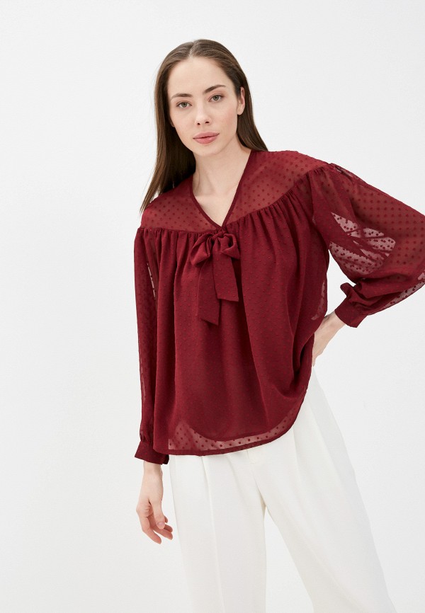 Блуза Vittoria Vicci цвет бордовый 