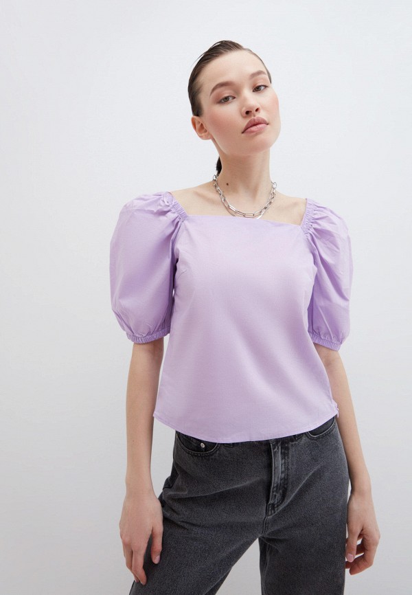 Блуза Zarina цвет фиолетовый 