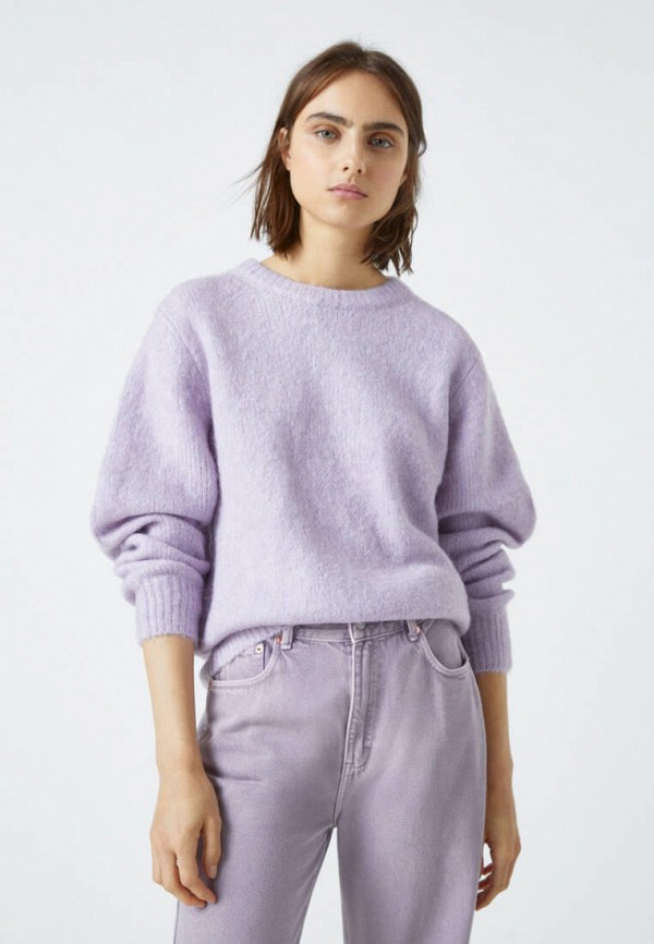 Джемпер Pull&Bear цвет фиолетовый 