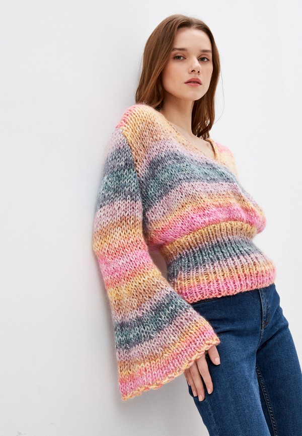 Пуловер 2mymoods цвет разноцветный 