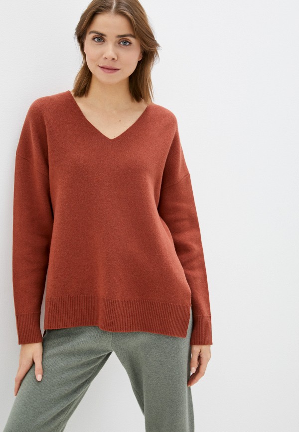 Пуловер Agenda цвет коричневый 