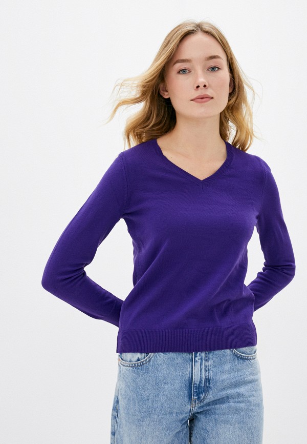 Пуловер DeFacto цвет фиолетовый 