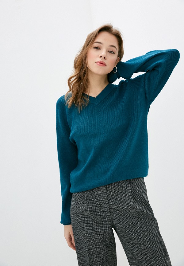 Пуловер Delia цвет бирюзовый 