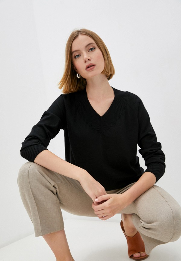 Пуловер Falconeri цвет черный 