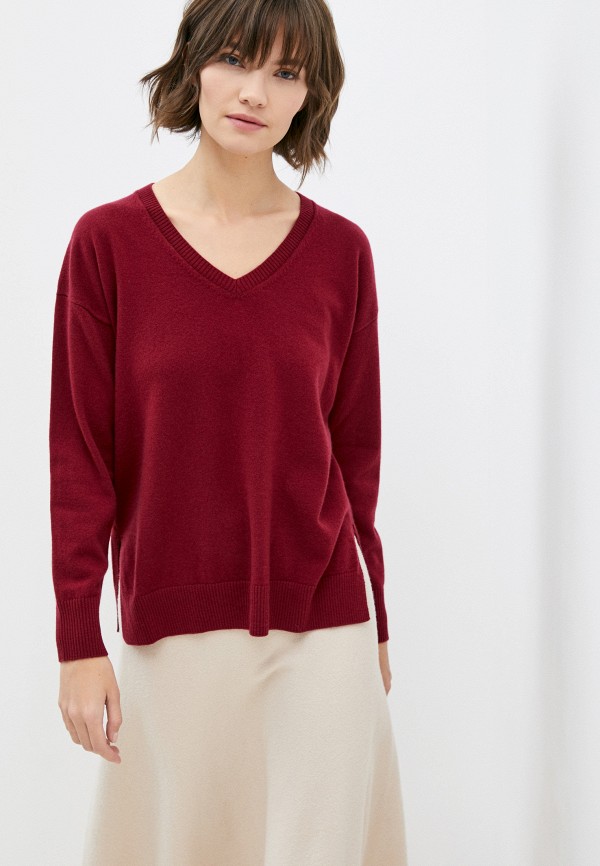 Пуловер Falconeri цвет бордовый 