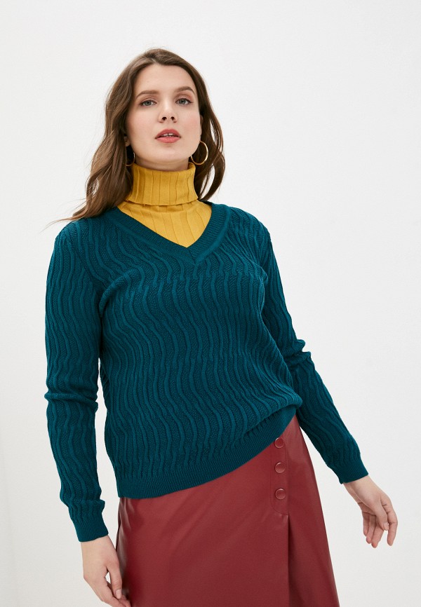 Пуловер Iglena цвет бирюзовый 