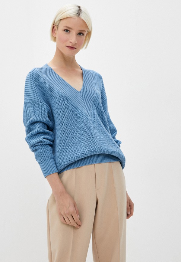 Пуловер Lezzarine цвет голубой 