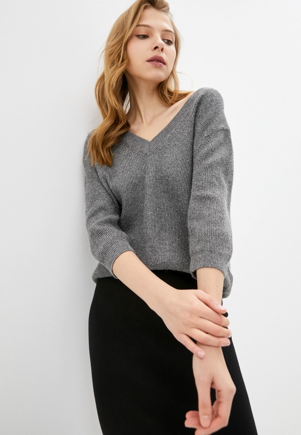 Пуловер Lusio цвет серый 
