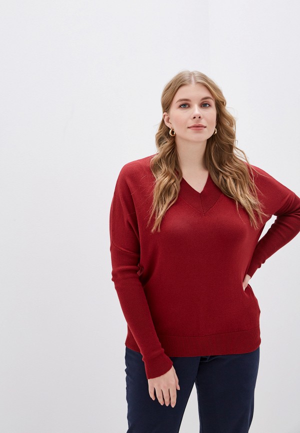 Пуловер MaryTes цвет бордовый 