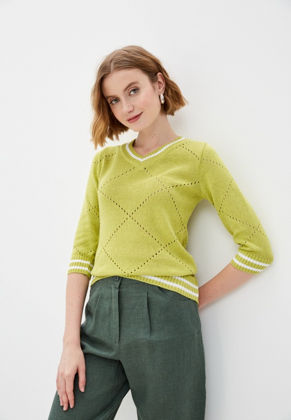 Пуловер Стим цвет зеленый 