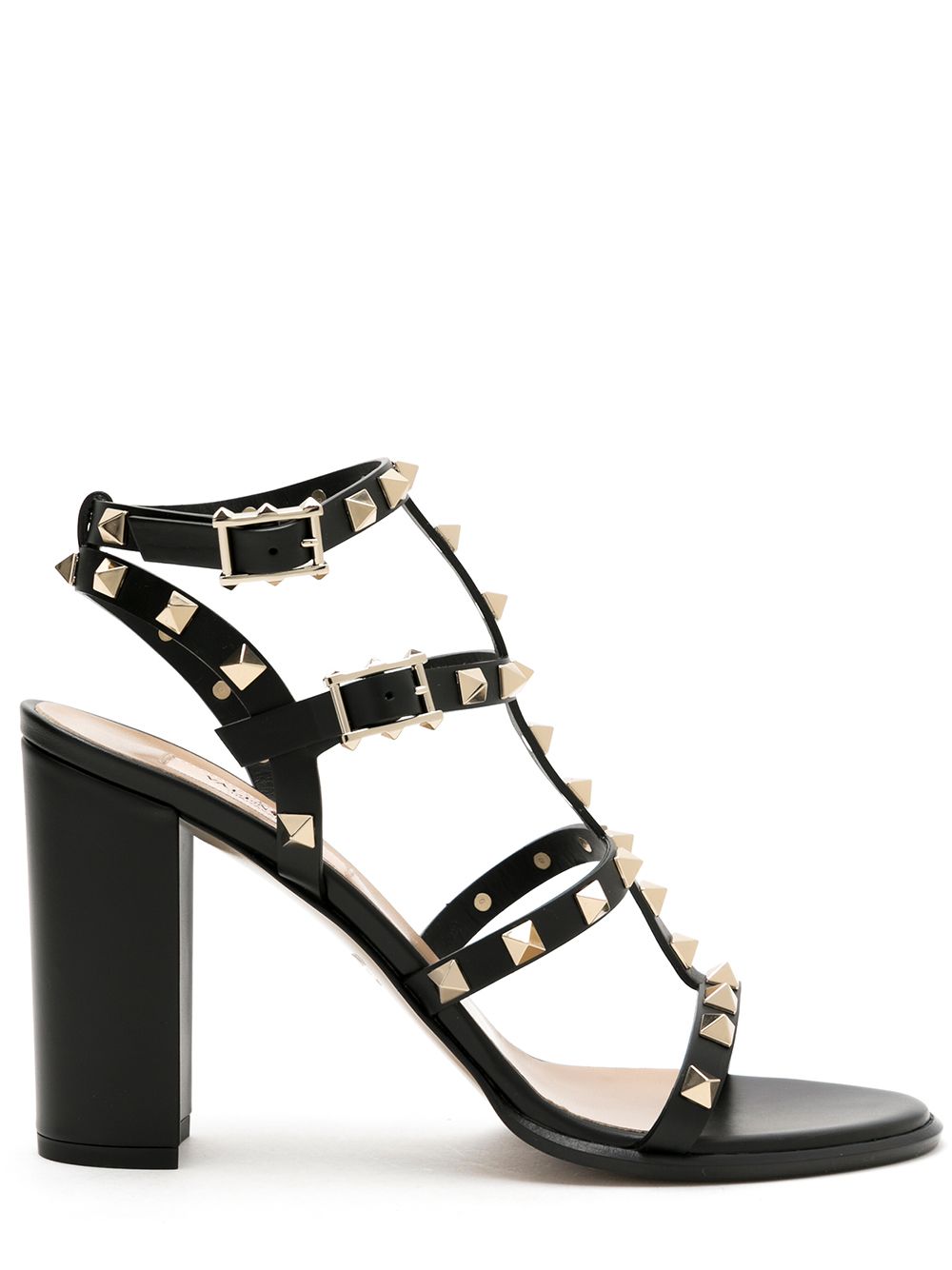 valentino black rock stud