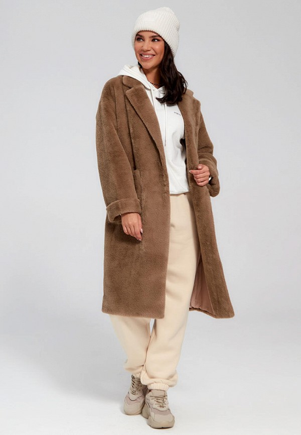 Пальто Marco Bonne` цвет коричневый 